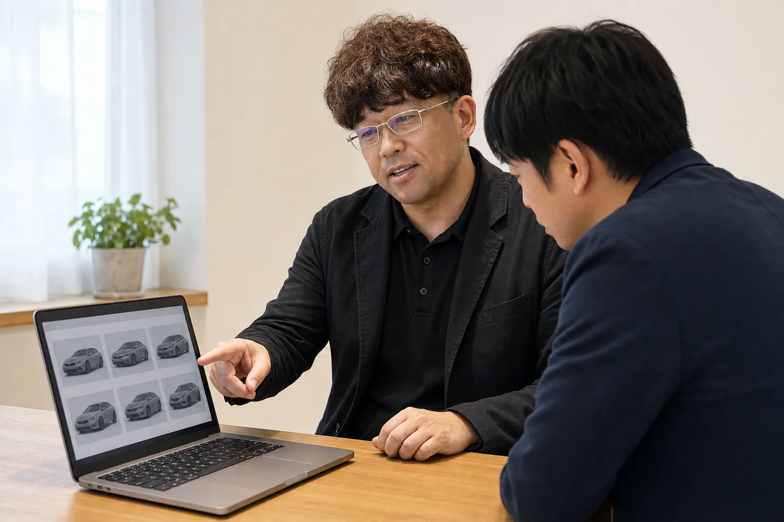 代表と希望車両を確認するご相談